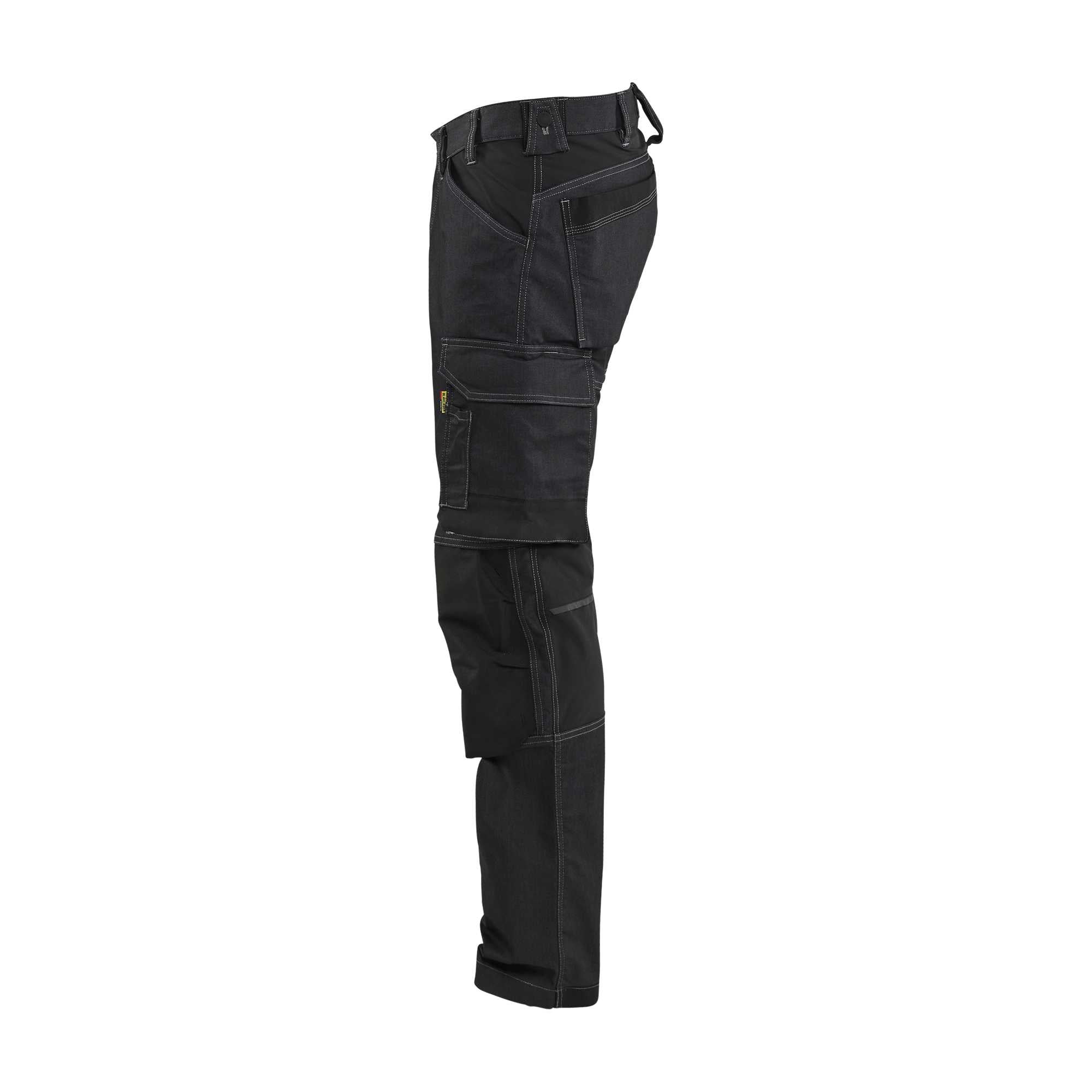 BLAKLADER 17511141 | Craftsman Trousers Stretch Work Trousers Men - CORDURA Denim